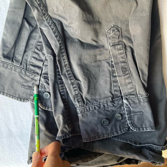 Roundtree & Yorke Men’s Long Sleeve Button Down Shirt size 2XL, Gray - Picture 10 of 10